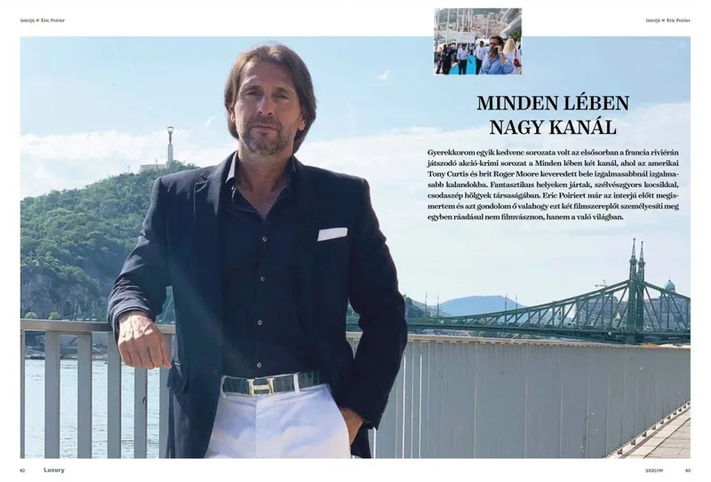 Eric Poirier Owner & Founder of ForSuperRich.com .First Interview September 2020 for the N1 Luxury magazine in Hungary Luxury-Magazin.hu
