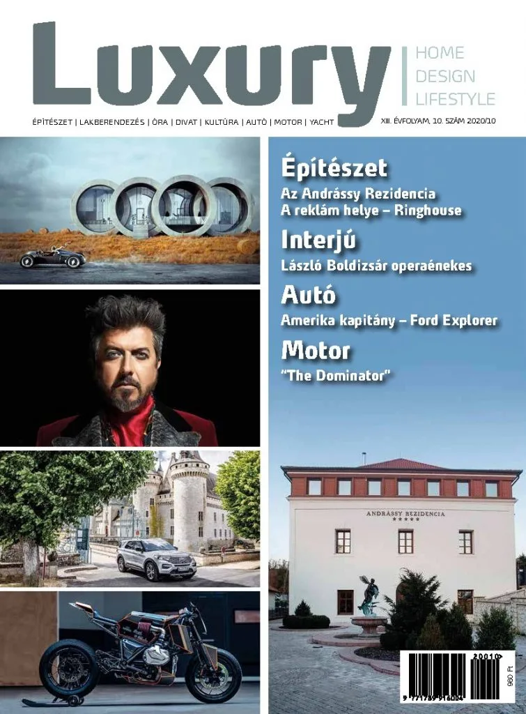 October 2020 - Publication ForSuperRich.com "AHTON Dragon Giberg" with our partner media Luxury Magazine Hungary