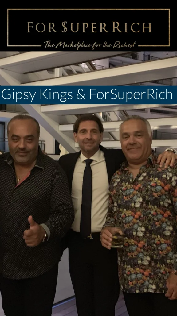 Gipsy Kings and Eric Poirier at the Yacht Club Monaco
