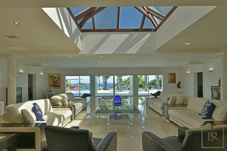 Villa Good News in St. Barthélemy, luxury interior for sale. © Photo crédit: Gérald Tessier St-Barth
