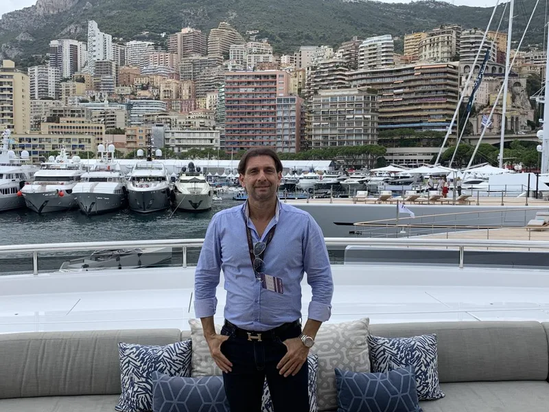 Eric Poirier at the Monaco Yacht Show