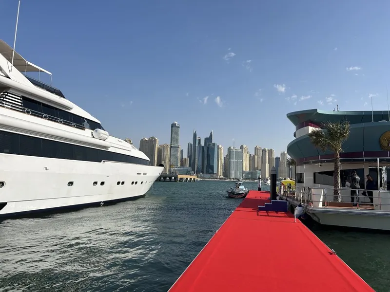 Dubai Boat Show 2024 Marina Bay view