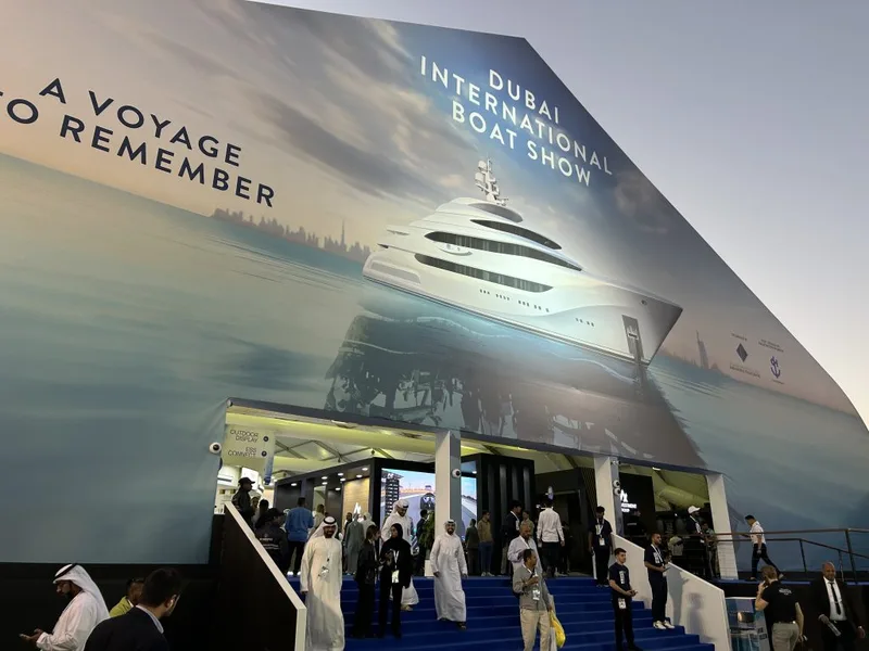 Dubai Boat Show 2024 Main entrance