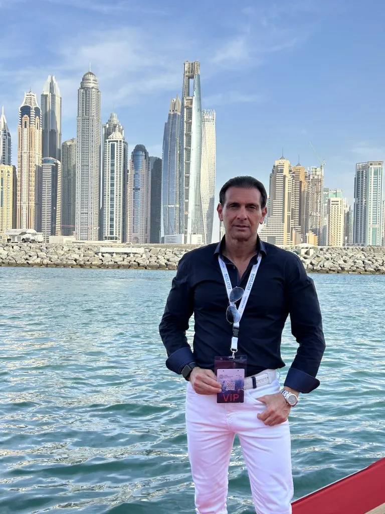 Dubai Boat Show 2024 VIP Guest Eric Poirier Owner & Founder of ForSuperRich.com 