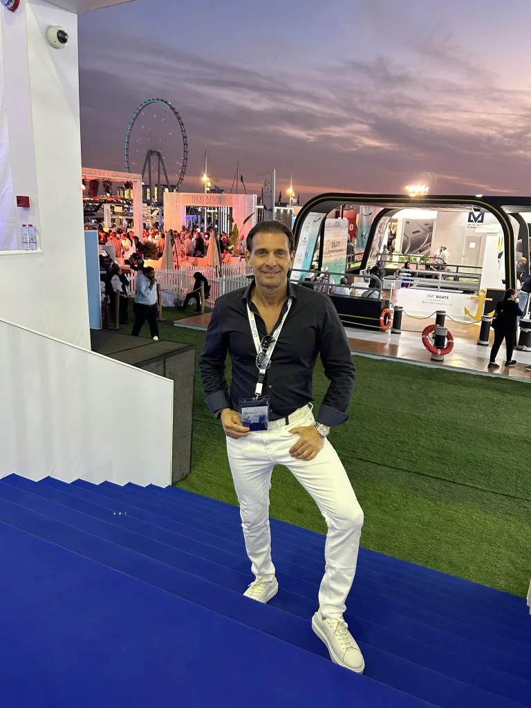 Dubai International Boat Show 2024 VIP Eric Poirier Owner & Founder of ForSuperRich.com 