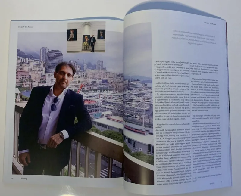 Eric Poirier photo during F1 Grand Prix Formula 1 Monaco of ForSuperRich.com .First Interview September 2020 for the N1 Luxury magazine in Hungary Luxury-Magazin.hu