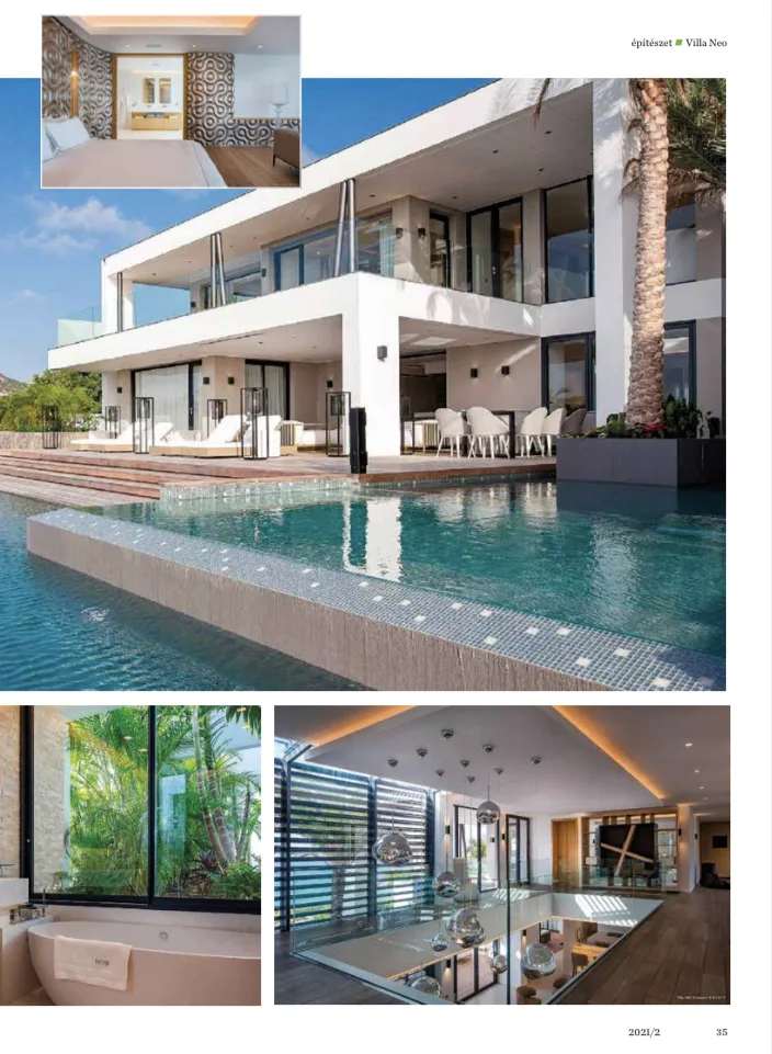 February 2021 - Publication ForSuperRich.com "Rental Villa NEO" with our partner media Luxury Magazine Hungary