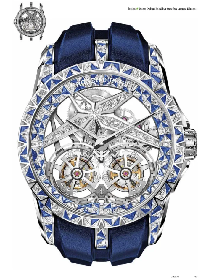 May 2021 - Publication ForSuperRich.com "ROGER DUBUIS Excalibur SUPERBIA Limited Edition 1 piece" with our partner media Luxury Magazine Hungary