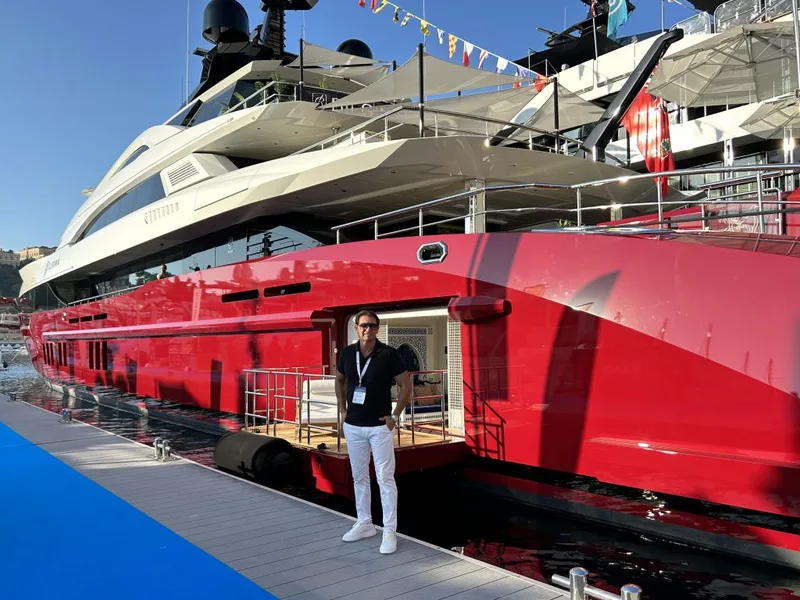 Monaco Yacth Show 2023 - Eric Poirier Owner & Founder of ForSuperRich.com 