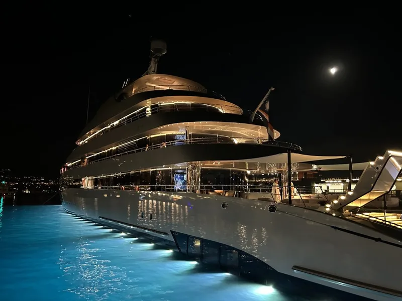 Monaco Yacht Show 2023 - Eric Poirier Owner & Founder of ForSuperRich.com on VVIP private event on the SAVANNAH 83.5M Feadship Superyacht 