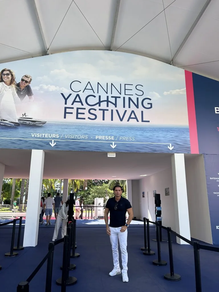 Eric Poirier Owner & Founder of ForSuperRich.com in Cannes Yachting Festival 2024
