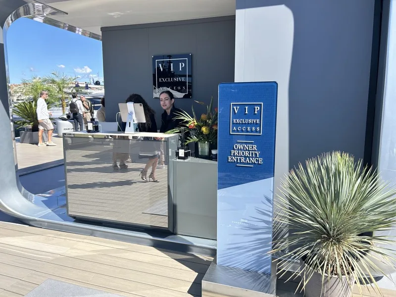 ForSuperRich.com in Cannes Yachting Festival 2024 - FERRETI GROUP VIP LOUNGE