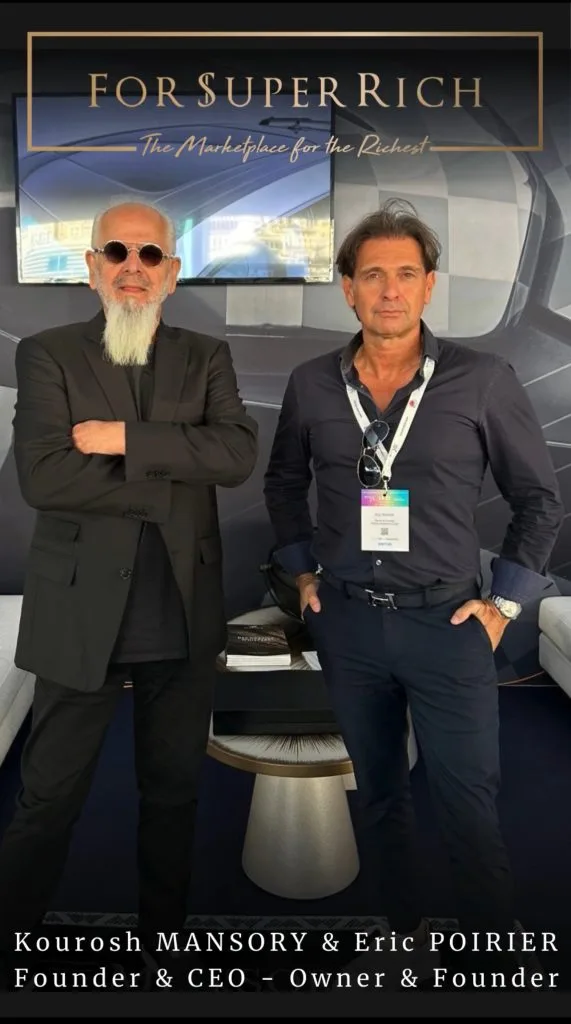 Kourosh MANSORY & Eric POIRIER meeting during The Monaco Yacht Show 2025