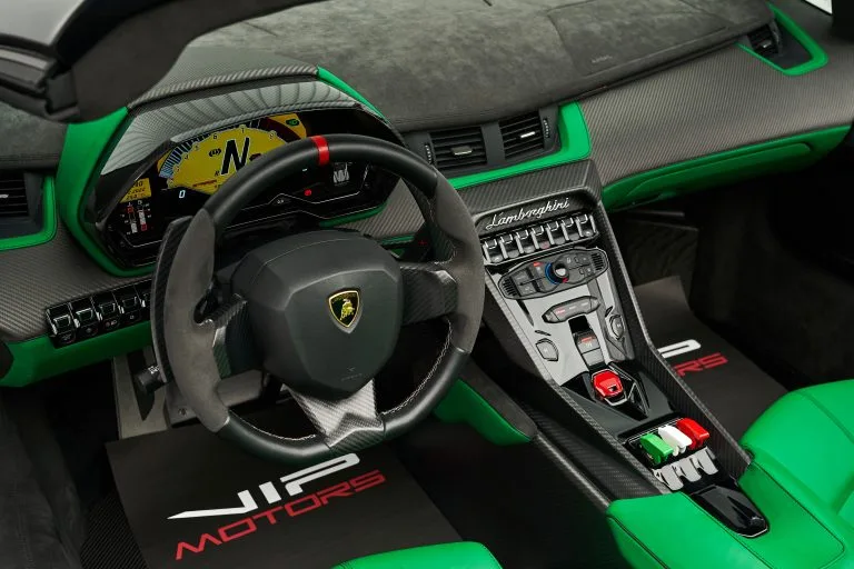 2015 Lamborghini Veneno Roadster interior for sale $10,000,000 ForSuperRich.com - VIP MOTORS Dubai