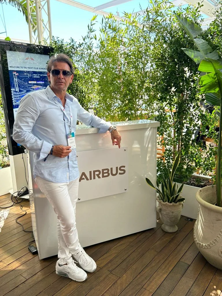Eric Poirier Owner & Founder of ForSuperRich.com invited by AIRBUS HELICOPTER at Yacht Club Monaco during Monaco Yacht Show 2024 MYS2024 