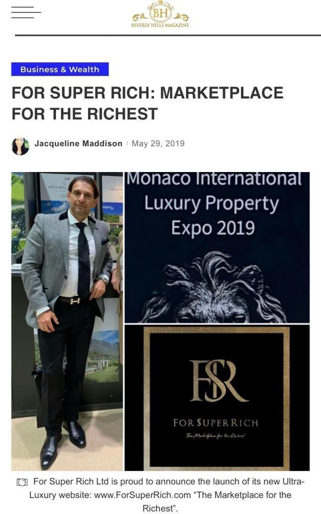 2019 1st Publication Beverly Hills Magazine - USA