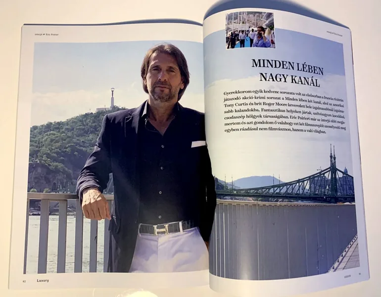 Eric Poirier Interview on Luxury Mag - Hungary