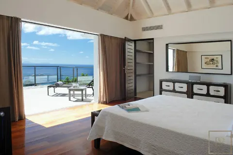 Luxury Villa The View located in Colombier panoramic view of neighboring islands and Gustavia, 4 bedrooms in St Barth value rental For Super Rich