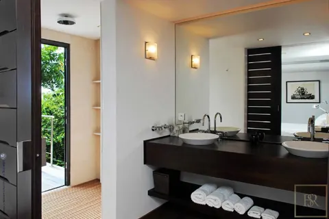Luxury Villa The View located in Colombier panoramic view of neighboring islands and Gustavia, 4 bedrooms in St Barth luxury rental For Super Rich