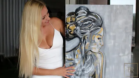 Painting Serenity  - Sabrina Terrence UAE for sale For Super Rich