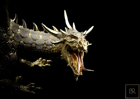 Sculpture Dragon AHTON  - Giberg Switzerland for sale For Super Rich