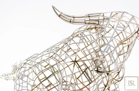 Sculpture KAHN Bull - Mathieu Isabelle 60,000 for sale For Super Rich