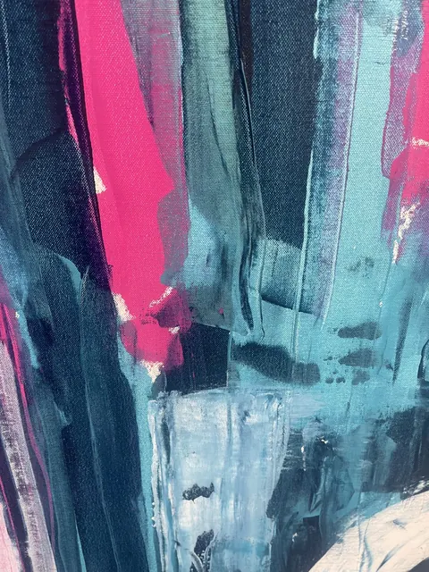 Painting Emerging lines - Emma Carey Baxendale 0 for sale For Super Rich