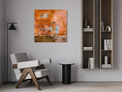 Painting Passé écorché - Marcel Emilien Unique for sale For Super Rich