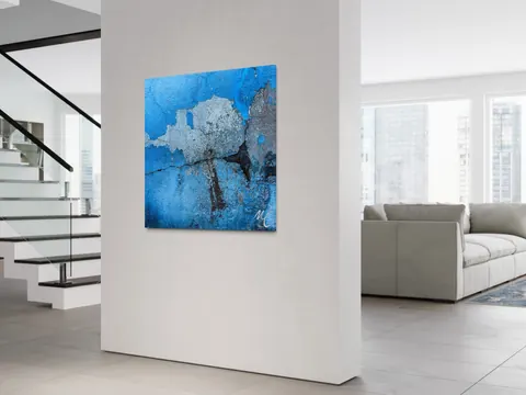 Painting Rêve bleu - Marcel Emilien France for sale For Super Rich