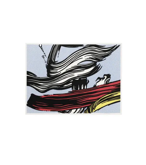 Painting  Roy Lichtenstein Brushstrokes, 1967 -  Roy Lichtenstein Brushstrokes, 1967