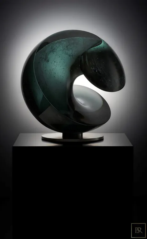 Sculpture Bohemian Crystal Wave Glass - Vlastimil Beránek Czech Republic for sale For Super Rich Sculpture Bohemian Crystal Wave Glass - Vlastimil Beránek Czech Republic for sale For Super Rich