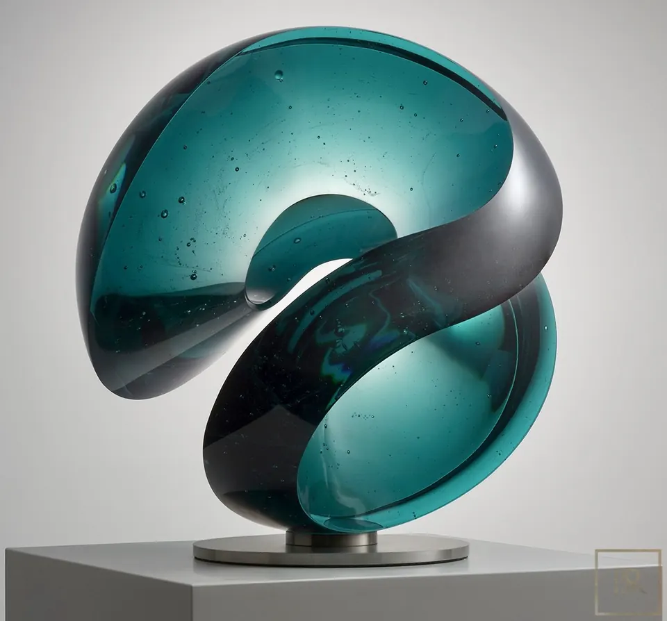 Sculpture Bohemian Crystal Glass Aqua-One - Vlastimil Beránek for sale For Super Rich Sculpture Bohemian Crystal Glass Aqua-One - Vlastimil Beránek for sale For Super Rich