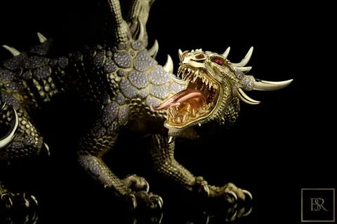 Sculpture Dragon AHTON  - Giberg Luxury for sale For Super Rich