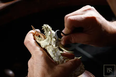 Sculpture Dragon AHTON  - Giberg for sale For Super Rich