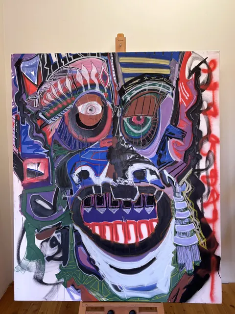 Painting One Face Two x Osmium - Nemo 23,648 for sale For Super Rich