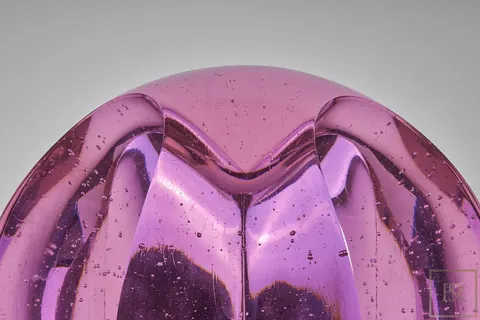 Sculpture Bohemian Crystal Glass Temptation Rose - Vlastimil Beránek 0 for sale For Super Rich