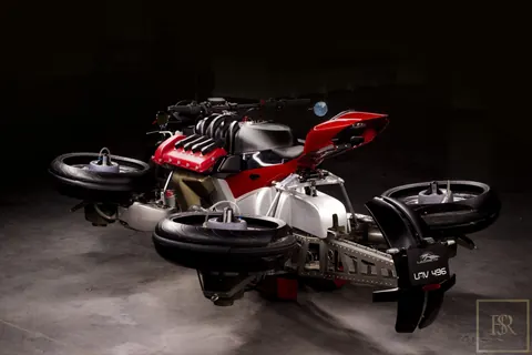 UNIQUE 1 OF 5 Flying Motorcycle LMV 496 - LAZARETH Unique for sale For Super Rich