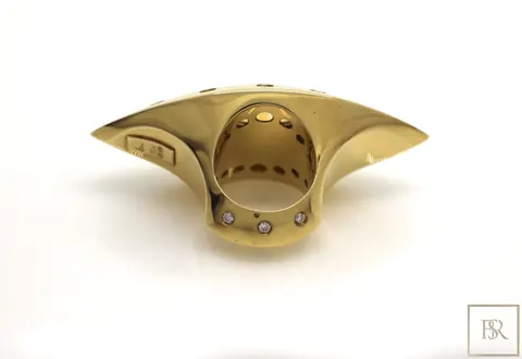 Ring 18ct gold with Citrine and diamonds - Constantinos Kyriacou ultra luxury for sale For Super Rich Ring 18ct gold with Citrine and diamonds - Constantinos Kyriacou ultra luxury for sale For Super Rich