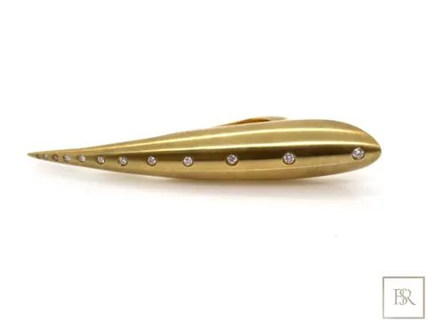 Ring 18ct gold palm with diamonds -  Constantinos Kyriacou Cyprus for sale For Super Rich
