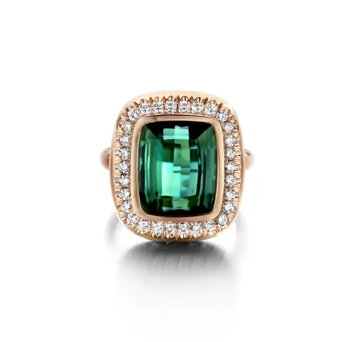 Ring One-of-a-kind N°101 – Ocean Muse Indicolite Masterpiece -  Celine Roelens