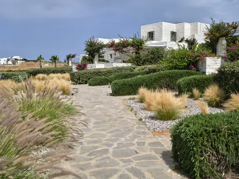 Elegant Hotel Beach Front stunning sea views, 18 bedrooms in Paros photo for sale For Super Rich