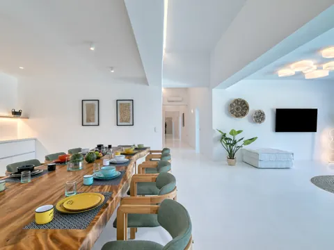 Architectural Villa Panoramic View, sea and nature views from every angle, 6 bedrooms in Mykonos available for sale For Super Rich