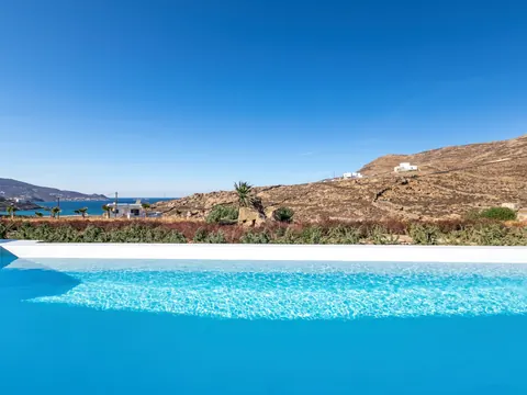 Architectural Villa Panoramic View, sea and nature views from every angle, 6 bedrooms in Mykonos luxury for sale For Super Rich