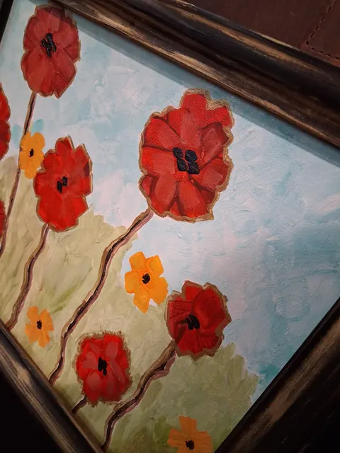 Poppies In Gold USA for sale For Super Rich
