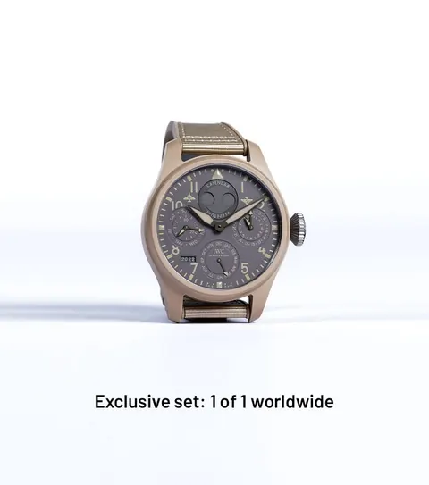 Lewis Hamilton Race Worn - IWC Big Pilot Perpetual Calendar Top Gun 22 Edition and Puma Sneakers
