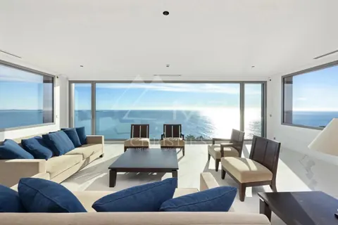 Modern Villa sea view over the bay of Cannes and the Lérins Islands swimming pool, summer kitchen, 6 bedrooms in Théoule Sur Mer exclusive rental For Super Rich