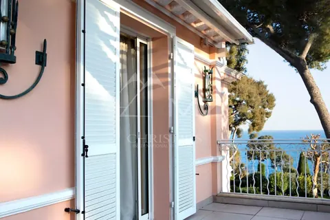 High-end House Exceptional view overlook the sea  Tennis court, Pool, sauna, 4 bedrooms in Saint Jean Cap Ferrat expensive rental For Super Rich