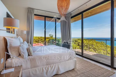 Luxury Villa L'Escalet with heated swimming pool panoramic sea view over Cap Taillat, 5 bedrooms in Ramatuelle value rental For Super Rich