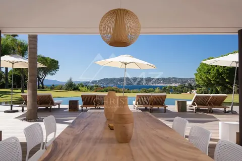 Contemporary Villa Right next to Eden Roc Heated pool with pool house, 7 bedrooms in Cap d'Antibes expensive rental For Super Rich