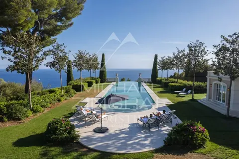 Century Castle ONE-OF-THE-KIND Landscaped garden with unique pool, several bedrooms in Cannes top rental For Super Rich